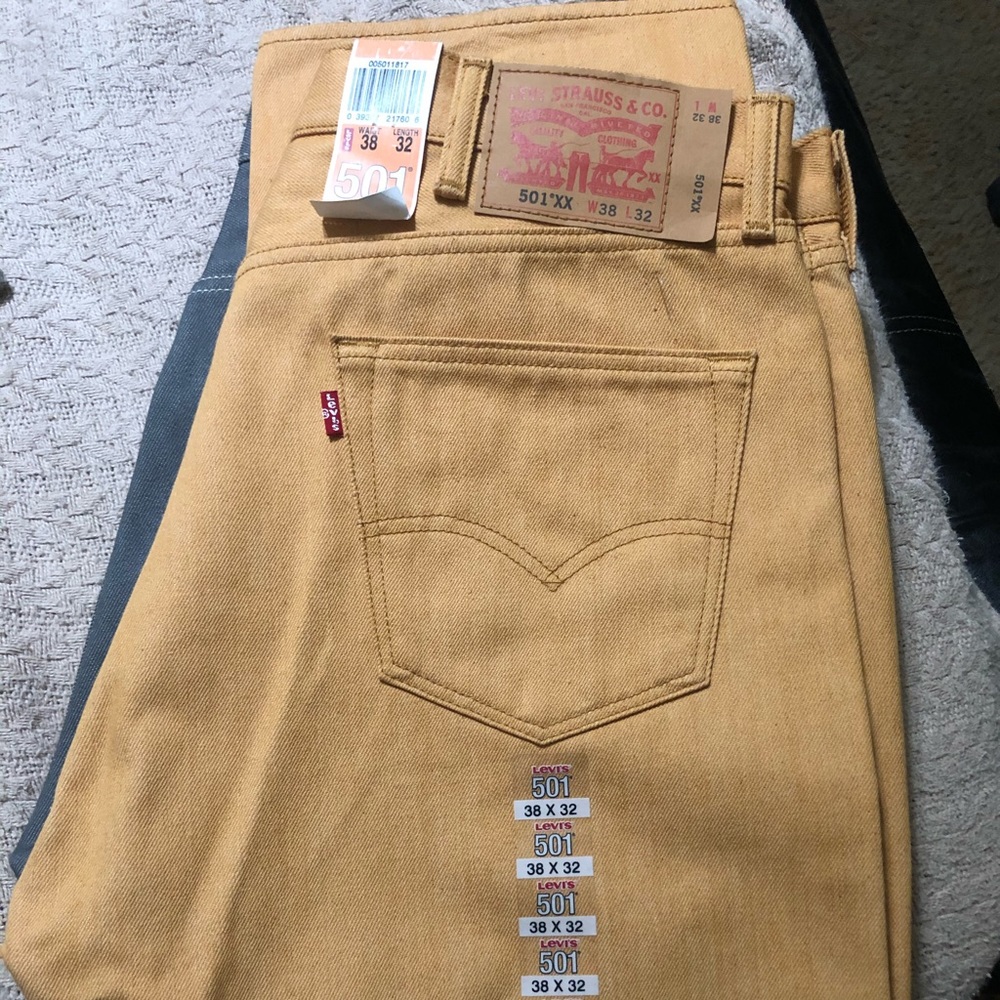 Levi’s wheat Denim 501